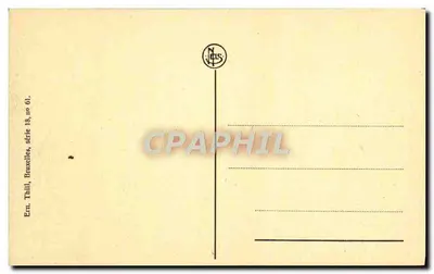 Spa — Ptaki w parku — Enn. Thill, Bruksela, seria 18, nr 61 — Rewers