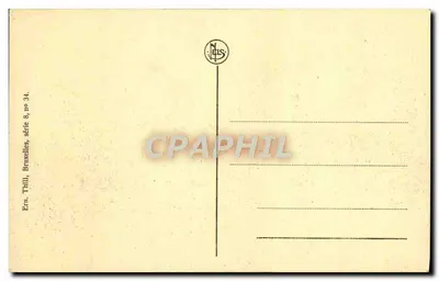Liège - Ponte de Fragnés — editor NELS, n° 34 — Verso
