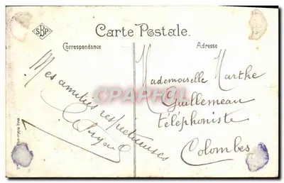 Bruxelles. Jardin Botanique — wydawca S.B.P., n° 145 — Rewers