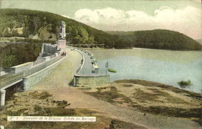 Gileppe — Entrada do dique — Souvenir de la Gileppe, N° 5