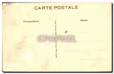 Monseigneur Mériio — Protonotaire apostolico, Aumônier geral dos Cavaleiros Pontificais — Carta postal — Verso