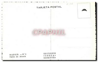 Banco Central — Madrid — editor Greca — Verso