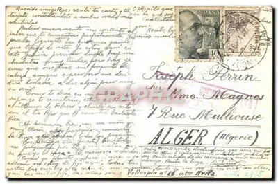 SANTIAGO.- Widok z Herradury — G.N. ALTINA - MADRID - n°10 — Rewers