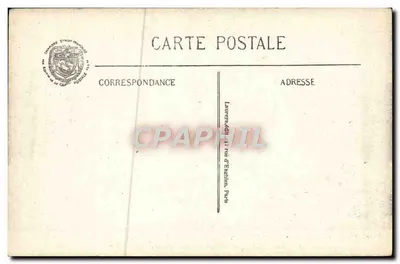 Obseques generała Gallieni — Procesja przy wyjściu z Invalidów — Visé Paryż nr 1005 — Rewers