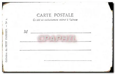 Paris — Le Pont Alexandre III — éditeur IMPRIMÉ SUR LA CARTE — Reverso