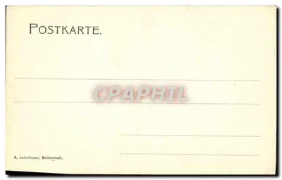 Parthie do Radauthal — vista florestal — R. Lederbogen, Halberstadt — Verso