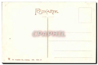 Estatua de Perkeo — Castelo de Heidelberg — Dr. Trenkler Co., Leipzig — Verso