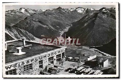 Weissfluhjoch — montanha alpina — editor Verlag Otto Füeter, Davos-Platz