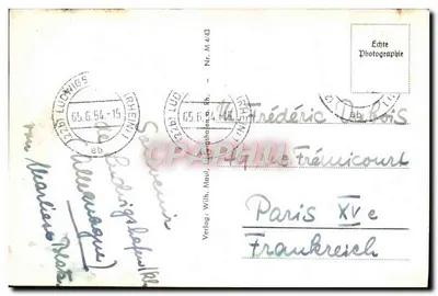 Ludwigshafen a Rh - Schwanenweiher no Ebertpark — Verlag Wilh. Maul, Nr. M 4/43 — Verso