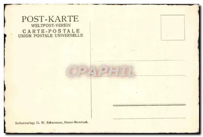 Mainz - Augustinerstraße — rytuał — G.W. Schwenzer — Rewers