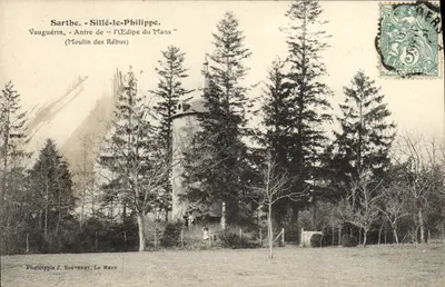 Sarthe - Sillé-le-Philippe - Vauguérin - Antre de l'Édipe du Mans (Moulin des Rébus) — Fototipia J. Bouveret, Le Mans