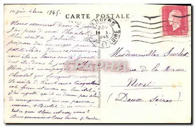 Angers — Escola dos Artes e Ofícios — H. C. n°43 — Verso