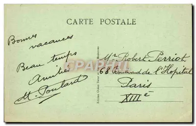 Tharon Plage (L.-I) — Efekt fal — Wydawnictwo Océan Bazin i Galigne Modernes — Rewers