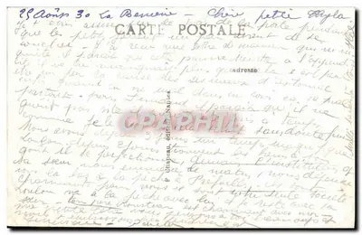 Guérande (Loire-Inf.) — La Mail en de Poort Sint-Michaël — uitgever Chapeau, n° 16 — Achterkant