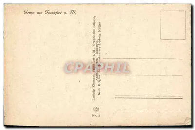 Frankfurt a.M. — Nel Tuchgaden — Ludwig Klement — Verso
