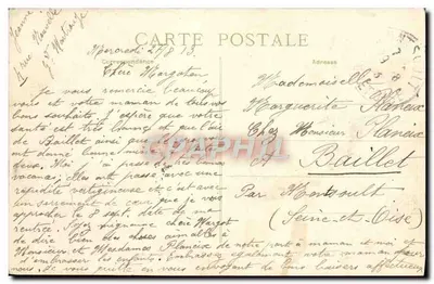 París-Venecia — Inundaciones 1910 — Rue Duranton, toma de la Rue Liesourbe (XVe arrondissement) — Reverso