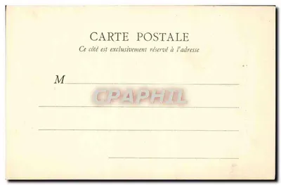 PARIS — Statua Sierżanta Bobillota — B. F. PARIS 142 — Rewers