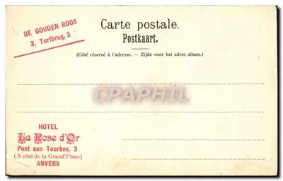 Anvers — Villa Carolus Magnus, Avenue Cogels — Nels, Bruxelles, Série 25 No. 187 — Verso