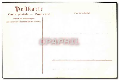 Frankfurt a. Main. Altmarkt u. Dom — uitzicht op de kathedraal — J.F. Graul — Achterkant