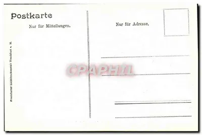 Frankfurt a. M. — Hauptwache — editor Frankfurter Lichtbudenanstalt — Verso