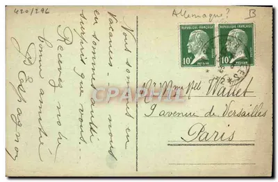 Kaiserslautern - Rond point des Flambeaux — editor M. 11 — Verso