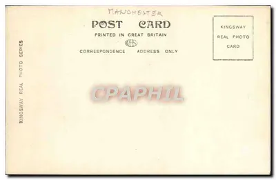 Centralna stacja kolejowa w Manchesterze — Great Northern & Cheshire Lines Railway — Kingsway Real Photo Series n° S.2542 — Rewers