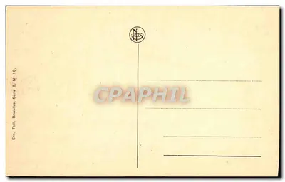 Gand — Zamek Władyców — Ern. Thilli, Bruksel, seria 3, nr 10 — Rewers