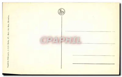 Bruxelas - Maison du Roi — editor N. EIS, n°110 — Verso