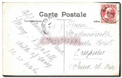 Namur — Ankunft des Touristenbootes — Verlag nicht sichtbar — Rückseite
