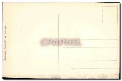 Düsseldorf — Parte junto ao Reno — J. Wollstein, Berlin, No. 43 — Verso