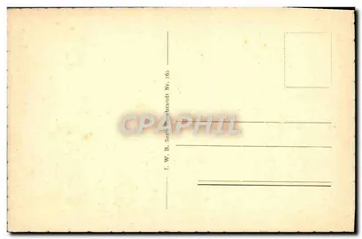 Düsseldorf — Hindenburgwall com templo musical — L. W. B. Serienbrandt Nr. 365 — Verso
