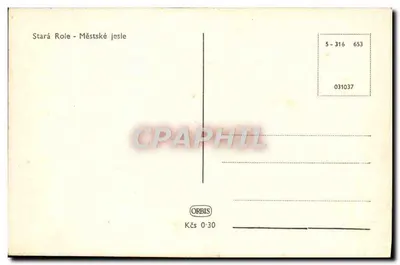Stará Role — Creche Municipal — ORBIS — Verso