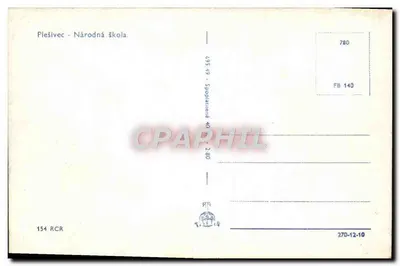 Plešivec — Szkoła Narodowa — Spopolané 40 — Rewers