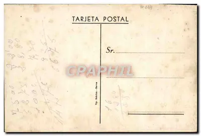 Powiększenie rezydencji Instytucji Beneficznej 'Casa de la Sagrada Familia' w Valviberera — Tip. Ibérica - Berne — Rewers