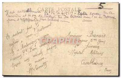 Casablanca - Statek zatonął na Czarnych Skalach — Ver Lansrayd, wydawca Casablanca — Rewers