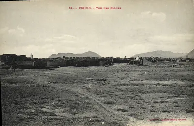 Figuig - Vista dos Ksours — Editor: Fototipia Langlois, Irmãos, Toulouse