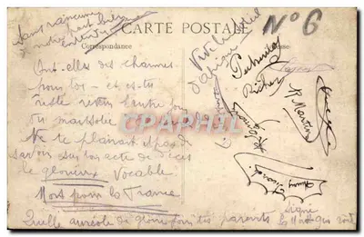 Mogador — Os Muros e o Cemitério Francês — Maillet, fot., Casablanca — Verso