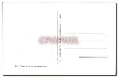 Bizerte — El nuevo ferry — n°89 — Reverso