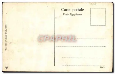 Cairo — A Entrada da Cidadela — The Cairo Postcard Trust, Cairo — Verso