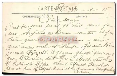 Karawana w pustyni — SCÈNES ET TYPES — LL — nr 6054 — Rewers
