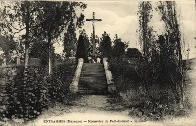 Entrammes (Mayenne) — Mosteiro de Port-du-Salut - Calvário