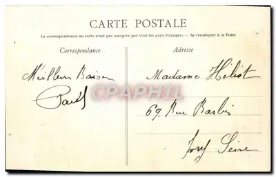 Stare fortefikacje LAVAL (Mayenne) — zgodnie z reprodukcją z 1753 — Praca A. Gamberta, kawiarza przy Tour-Renaise (Chesneau Henri, Spadkobierca) — wydawca zarejestrowany — Rewers