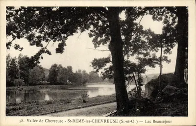 Vale de Chevreuse - St-RÉMY-les-CHEVREUSE (S.-et-O.) — Lago Beauséjour — n°58