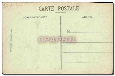 Dannemarie — O Viaduto que o Gênio Francês Faz Explodir em 26 de Agosto de 1914 — Imprimeries Réunies de Nancy — Verso