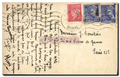 Reims voor de bombardementen — De Kathedraal — Zijgevel noord — LL — Achterkant