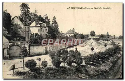 Sézanne (Marne) — Mail dos Cordeliers — Edit. M. Contorenta