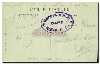 Bordeaux — Het Grand Théâtre — Editie 5 van Terréla — Achterkant