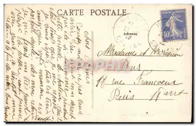 La Creuse Pittoresca — Vista Geral — Bourganeuf — MFA — Verso
