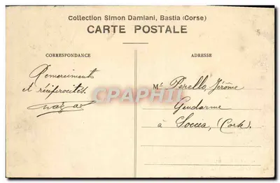 Muro - Córsega — Coleção Simon Damiani, Bastia (Córsega) — Verso