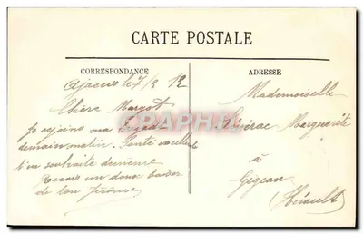 Ajaccio — Statua Napoleona I — LL. — Rewers